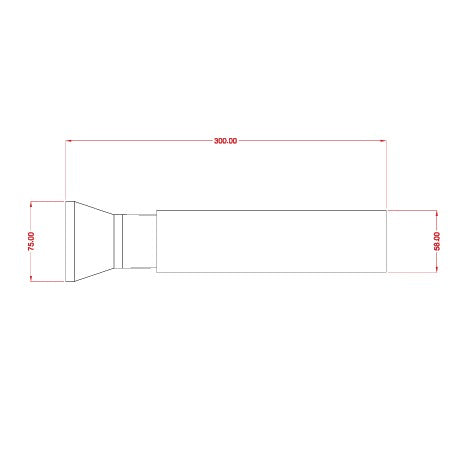 Standard Tail Pipe, Model STP-8030